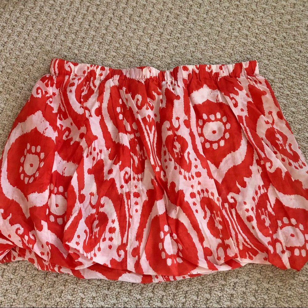J. Crew orange skirt